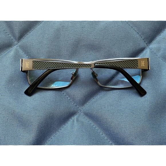 RARE HELIUM PARIS 4169 52/16/135 BLACK FLEX HINGE EYEGLASSES FRAME ONLY - Picture 2 of 9
